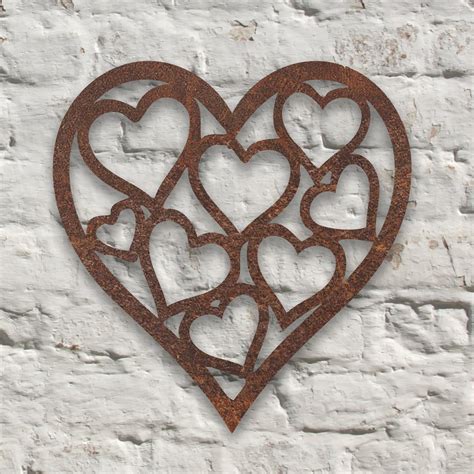 Metal Wall Art Heart 